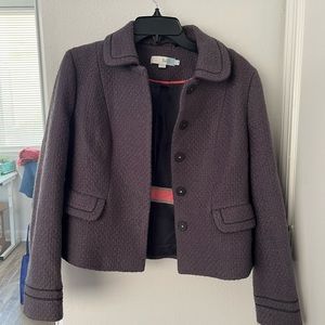 Boden Deauville short wool blend coat EUC